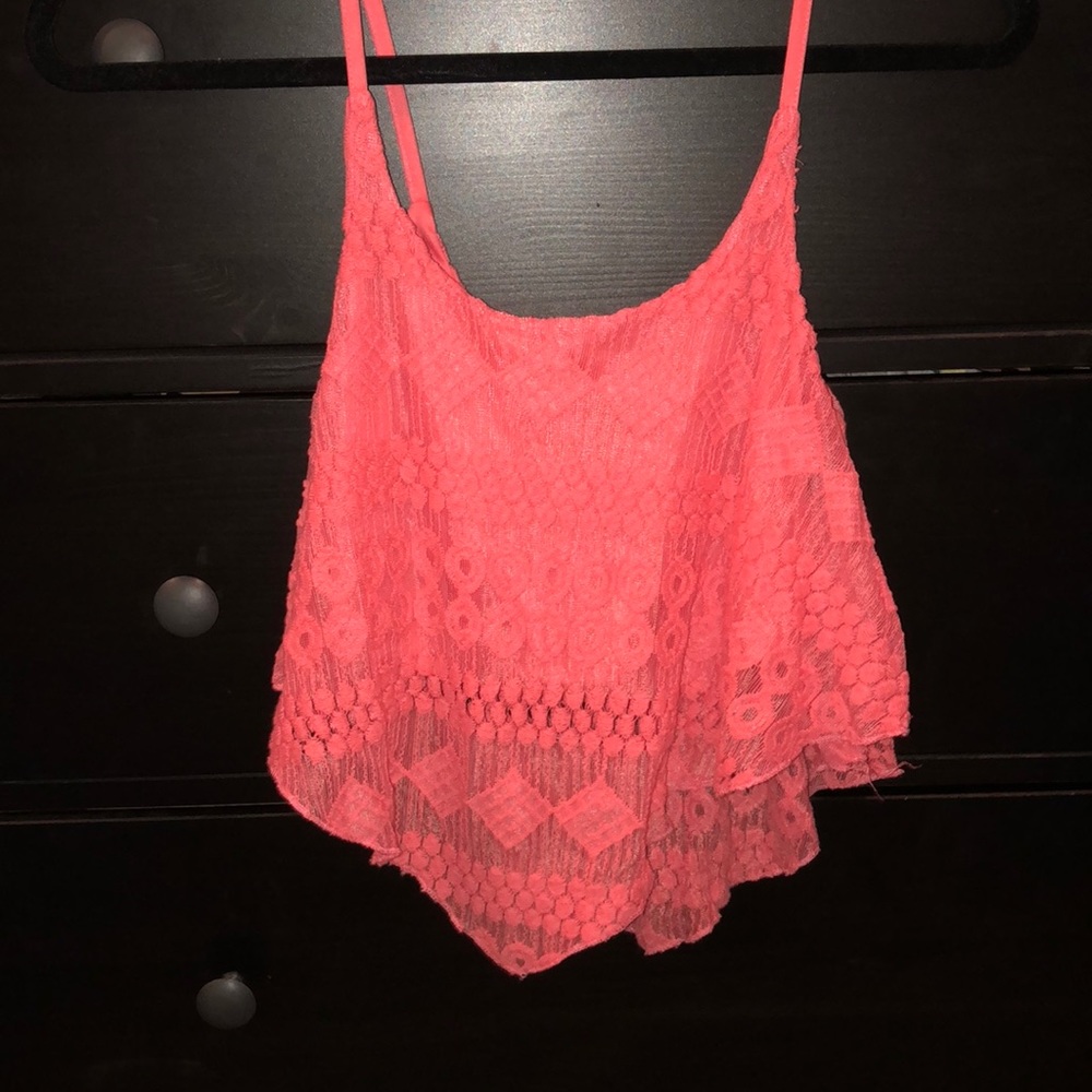 Pink crop top